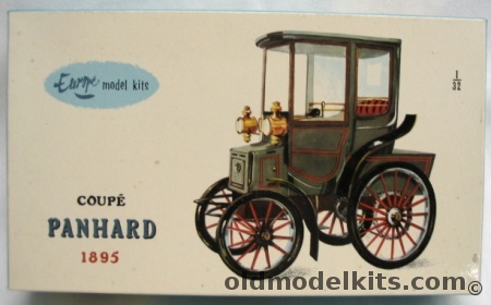 Verneuil 1/32 Panhard Coupe de Ville 1895 - 'Europe Model Kits' plastic model kit